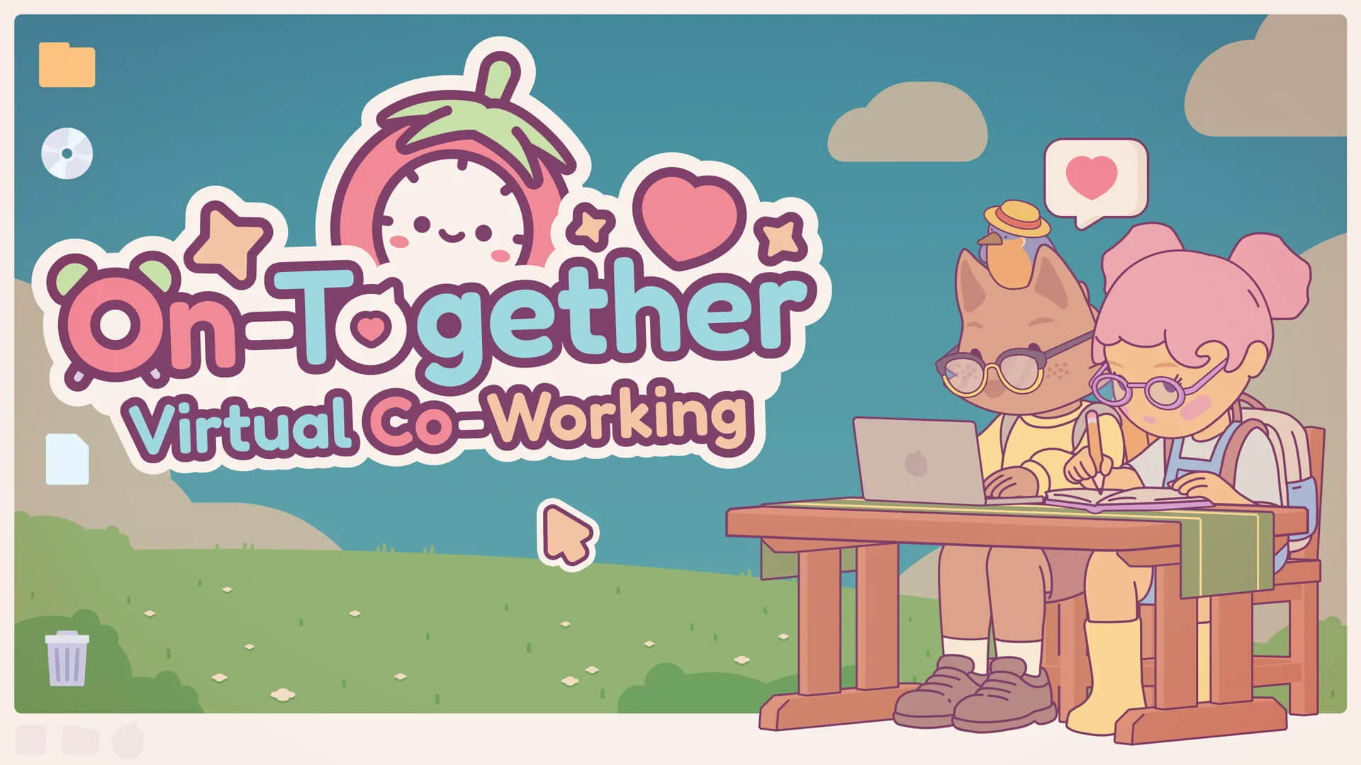 On-Together: The Cozy Virtual Co-Working Game You Need