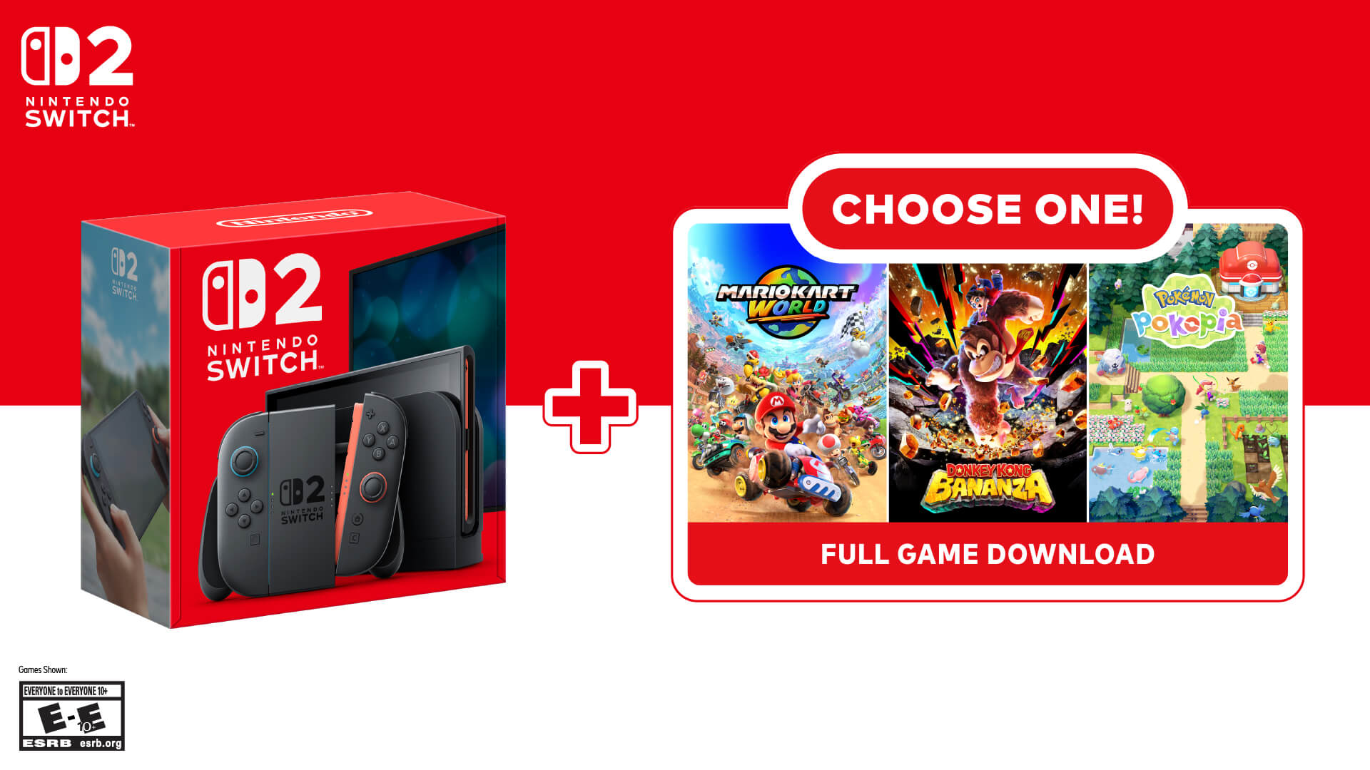 Nintendo Switch 2 Bundle: Save with Choose Your Game Offer