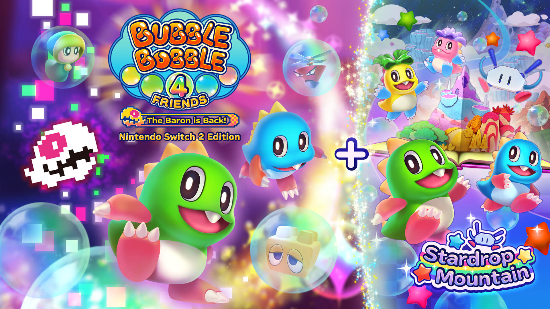 Bubble Bobble 4 Friends: The Baron Is Back on Switch 2 with Co‑Op
