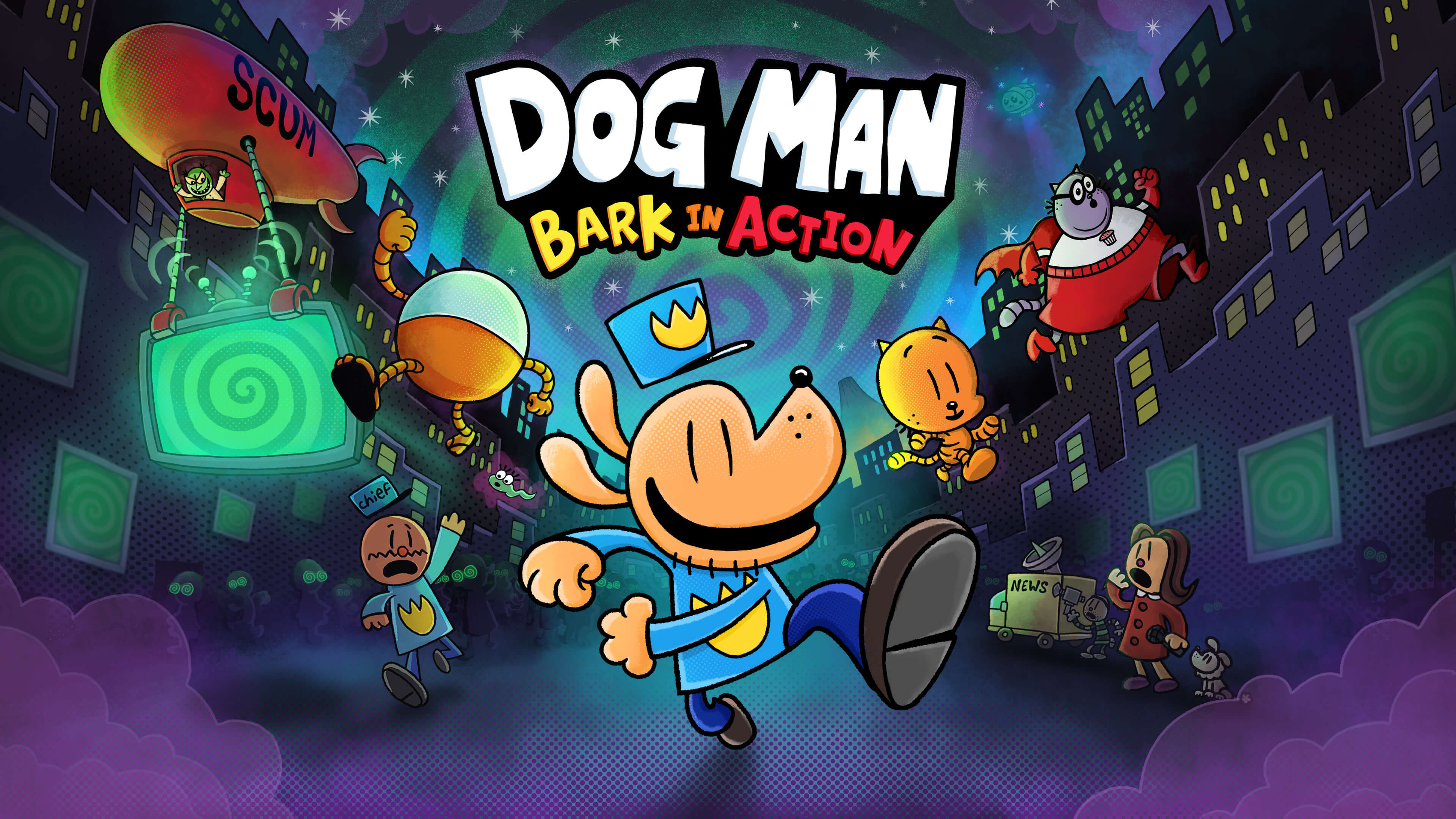 Dog Man: Bark in Action Turns Dav Pilkey’s Hit Comics Into a Game on Console and PC