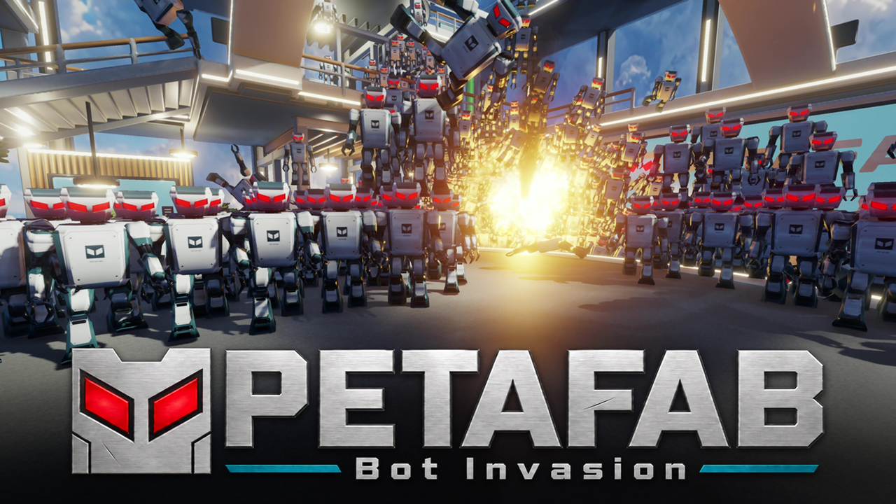 Blast Robot Swarms in PETAFAB: Bot Invasion’s Destructible World